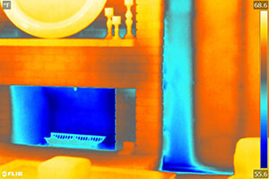 Fireplace in Thermal