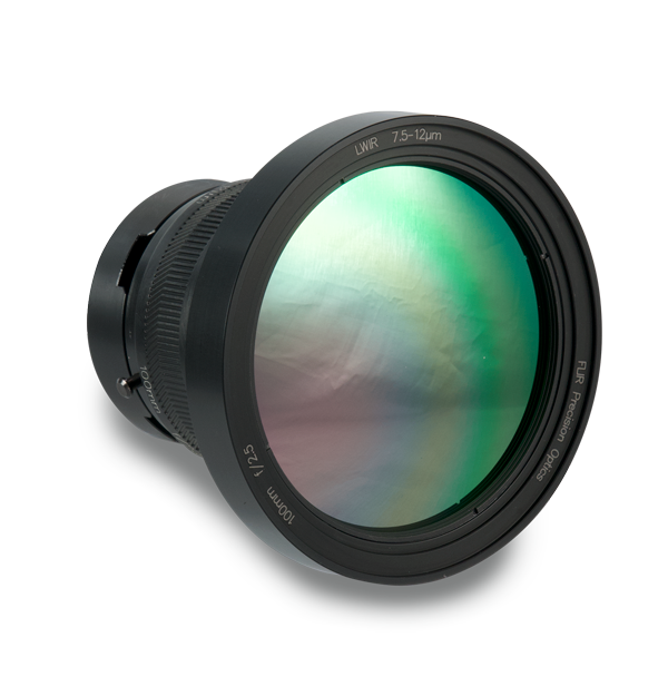 100 mm f/2.5 LWIR FPO manual lens