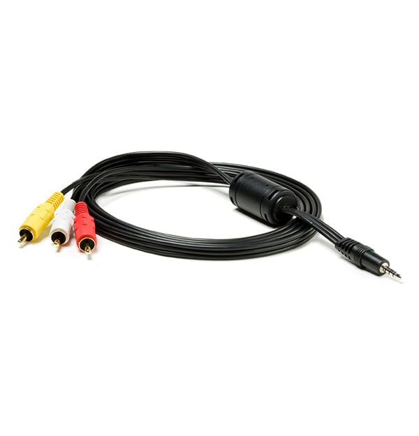 Video cable, 3.5mm to RCA, 1.9m (1910582ACC)