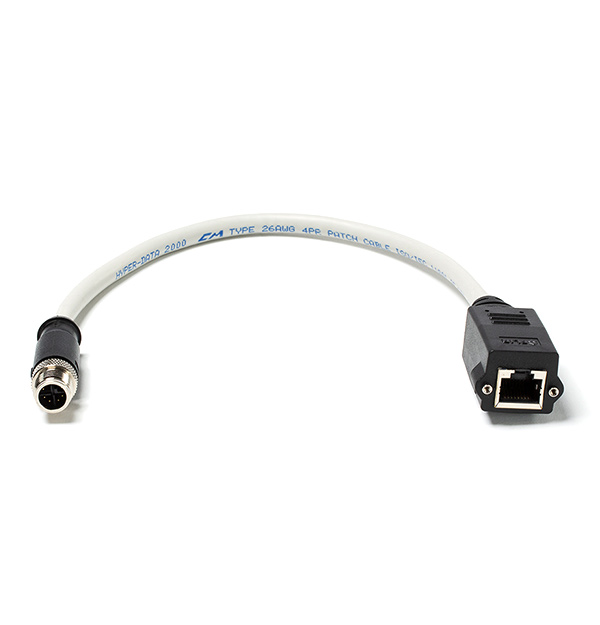 Ethernet cable M12 to RJ45F, 0.3 m (T911869ACC)